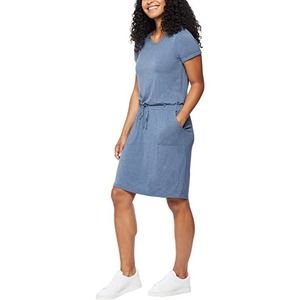 32 DEGREES Cool Women's Short Sleeve Comfy Elastic Waist Lux Dress